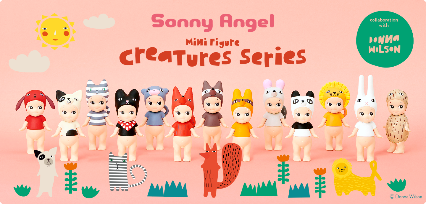 Sonny Angel mini figure Creatures series – Collaboration with Donna Wilson