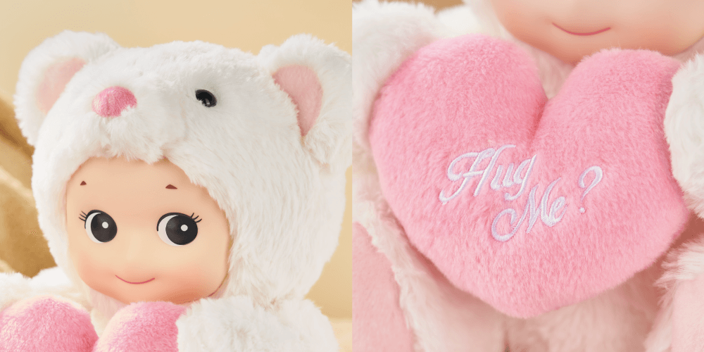 The first Sonny Angel plush toy is now available. This first Sonny Angel  plush is wearing a cute bear costume. New Release：「Sonny Angel Plush  Collection -Cuddly Bear-」 ｜ Sonny Angel - Official